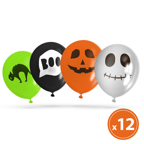 58141 • Halloween-i lufi szett - 4 féle - 12 db / csomag