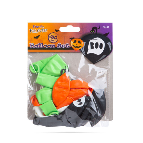58141 • Halloween-i lufi szett - 4 féle - 12 db / csomag