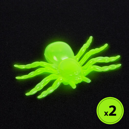 58145 • Foszforeszkáló pók szett - halloween-i dekoráció - 2 db / csomag