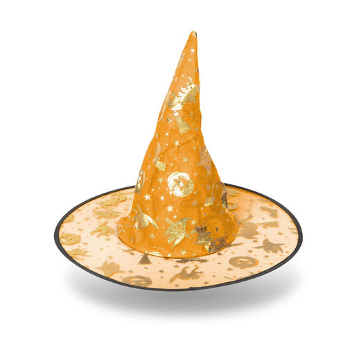 58153 • Halloween-i boszorkány kalap - 4 szín, poliészter - 38 x 34 cm