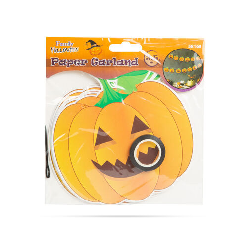 58168 • Halloween-i papír girland - tök - 3,5 m - 8 db tök