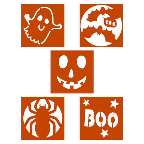 58176 • Halloween-i sablonkészlet - 5 db / csomag