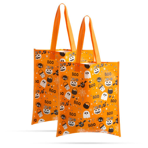 58183 • Halloween-i ajándéktáska szett - 27 x 31 cm - narancssárga - 2 db / csomag