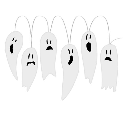 58186A • Halloween-i LED ablakdekor - gél - szellem - 85 cm