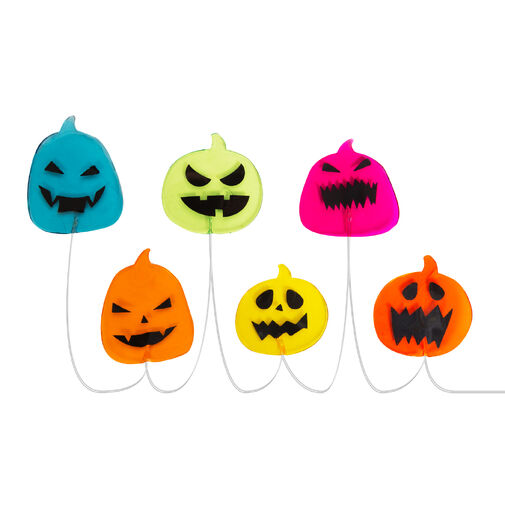 58186B • Halloween-i LED ablakdekor - gél - tök - 85 cm
