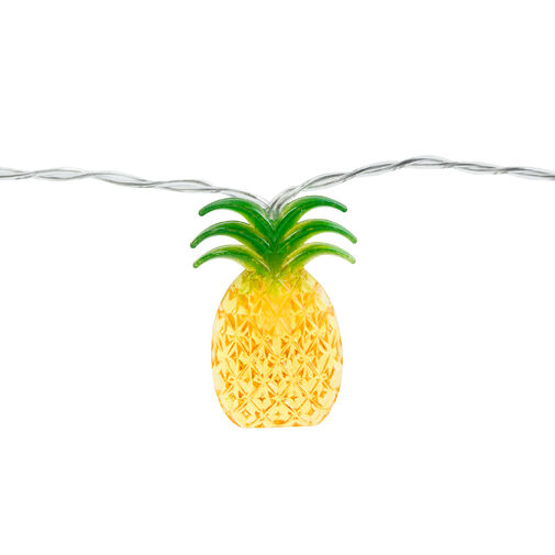 58219B • LED fényfüzér - ananász - 1,65 m - 10 LED - melegfehér - 2 x AA