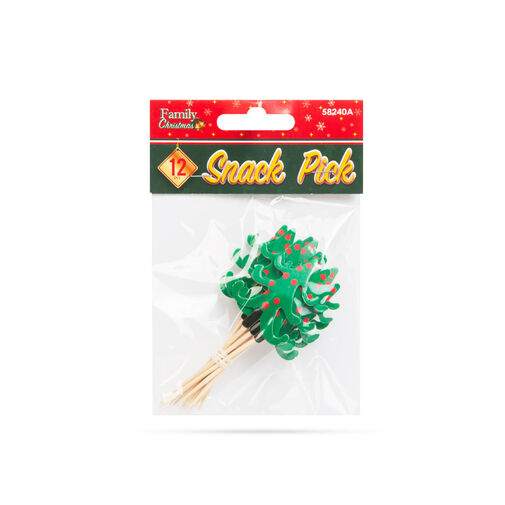 58240A • Falatka pálcika - karácsonyfa - 8,5 cm - 12 db / csomag