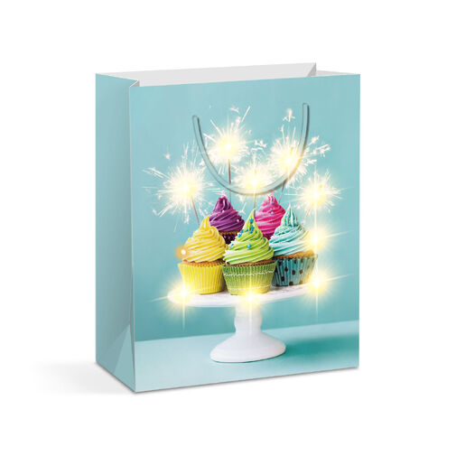 58320 • Ajándéktasak - 10 melegfehér LED, papír - 265 x 127 x 330 mm - 4 féle / csomag - 12 db / csomag