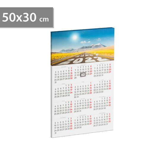 58483A • LED-es fali naptár -  2 x AA, 50 x 30 cm