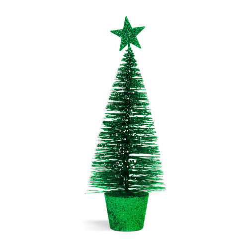 58658 • Mini dekor műfenyő - glitteres - 18 cm - 4 szín
