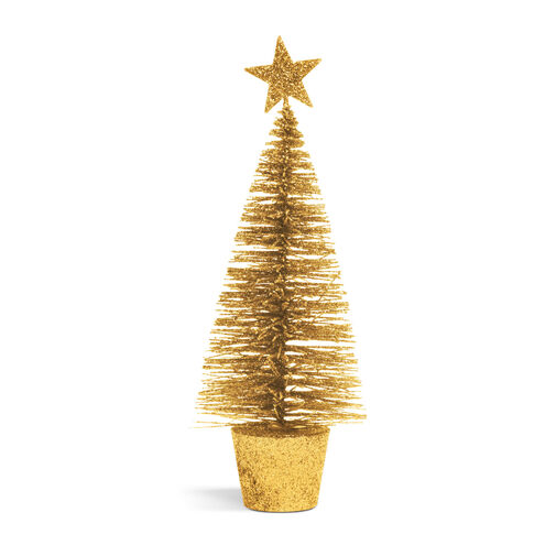 58658 • Mini dekor műfenyő - glitteres - 18 cm - 4 szín