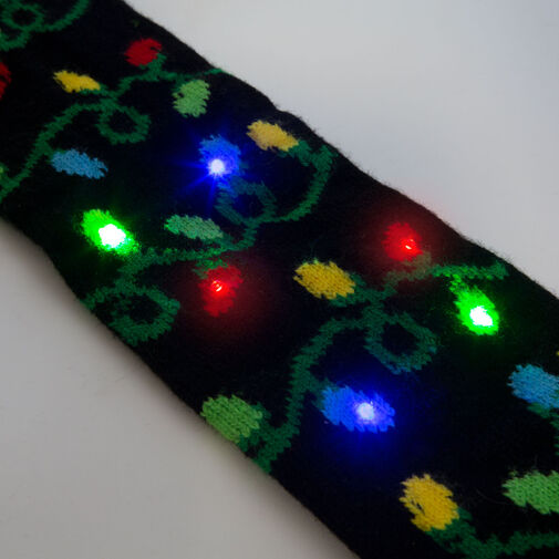 58667C • Karácsonyi sál - 100 cm - LED-es, elemes, fekete