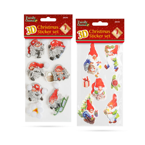 58745 • Karácsonyi 3D matrica szett - 2 féle