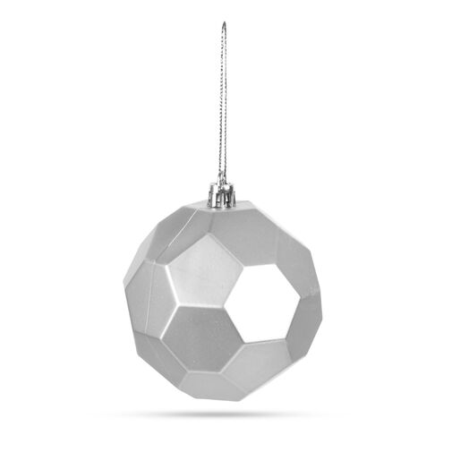 58762B • Karácsonyfadísz szett - gömbdísz - ezüst - 6 db / csomag
