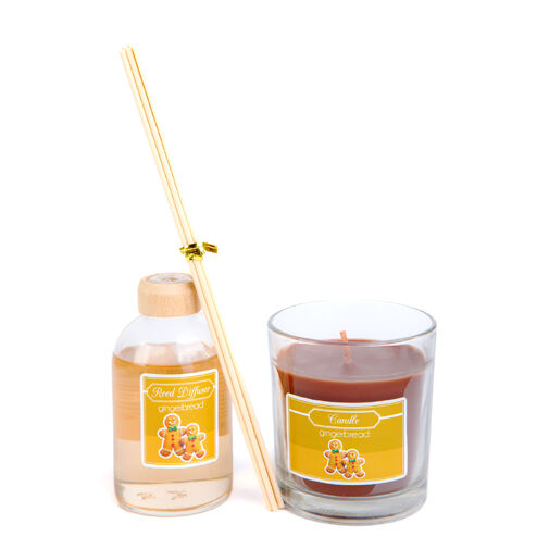 58800B • Illatgyertya és illatosító szett - mézeskalács - 120 g + 100 ml