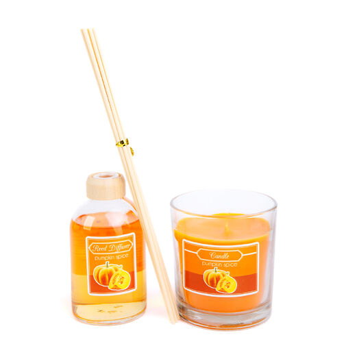 58800C • Illatgyertya és illatosító szett - sütőtök - 120 g + 100 ml
