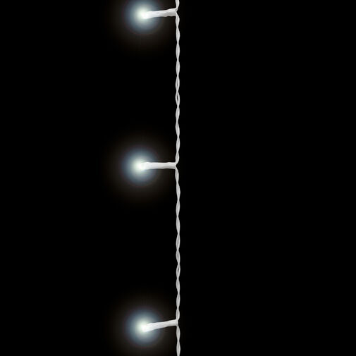 58902B • Fényfüggöny - 100 db LED - hidegfehér - hálózati - IP44 - 2,2 m - 8 program