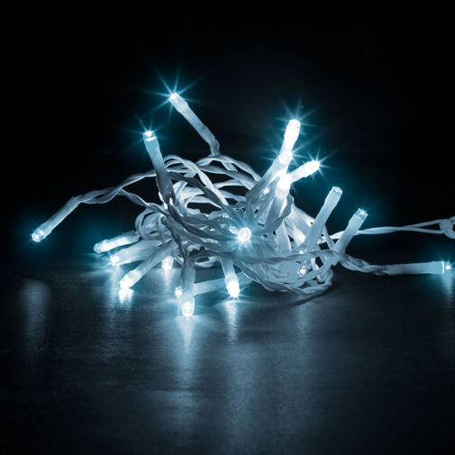 58916 • LED-es fényfüggöny - hópehely - 3 x 0,75 m - 224 hidegfehér LED - IP44