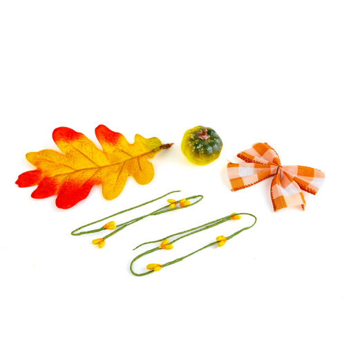 59015 • Őszi dekoráció - 2 féle szett - falevéllel - 5 részes