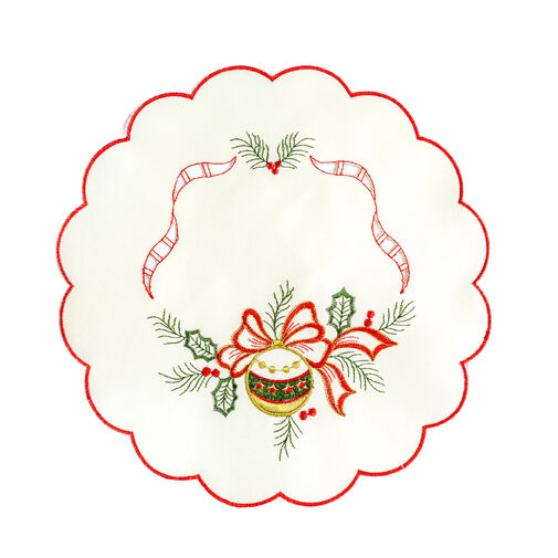 59723 • Karácsonyi asztalterítő - hímzett - 29 cm - 3 féle