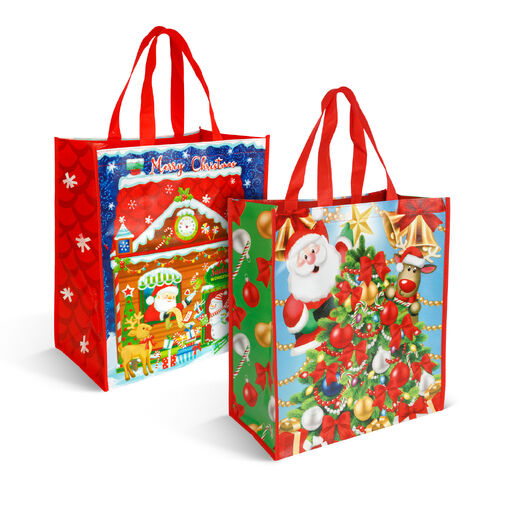 59727 • Karácsonyi ajándéktáska - 35 x 39 x 18 cm - 2 féle
