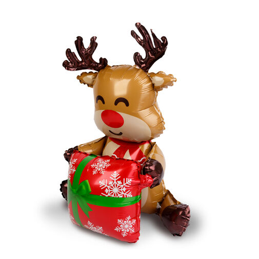 59743B • Karácsonyi lufi - rénszarvas - 60 x 65 cm