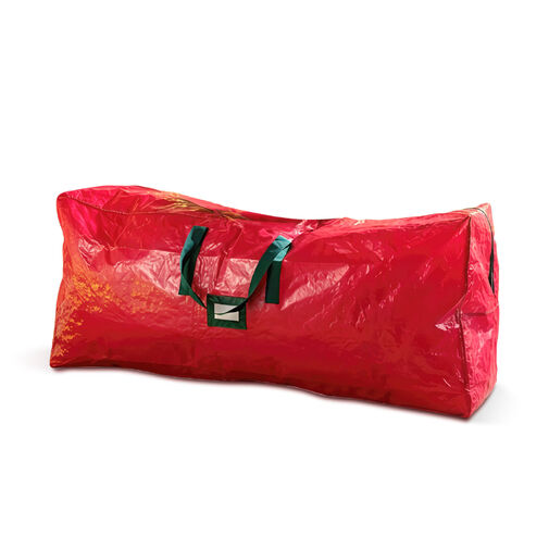 59744 • Műfenyő tároló táska - szőtt PVC - piros - 165 x 38 x 76 cm