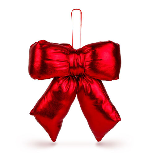 59745C • Masni dekoráció - csillogó piros - 21 x 19 cm