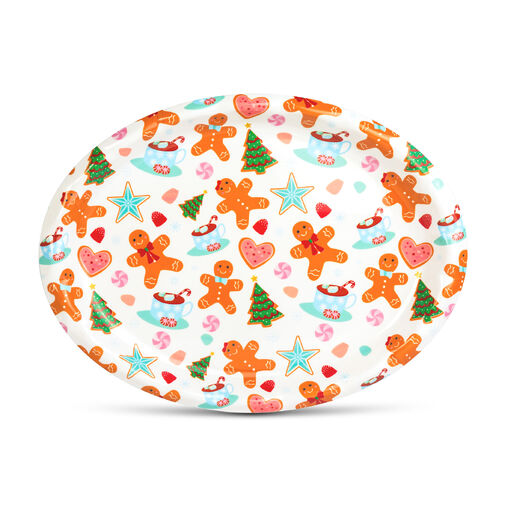 59752 • Karácsonyi tálca - műanyag - 36 x 26 cm