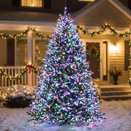 59771 • Fényfüzér - 50 m - színes - 1000 LED - 220-240V - 9W - átlátszó kábel