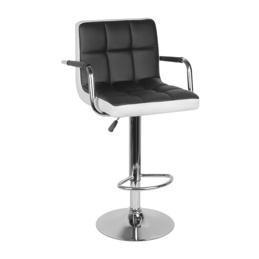 BMD1105BK • Bárszék karfával - fekete - 43 x 36 cm