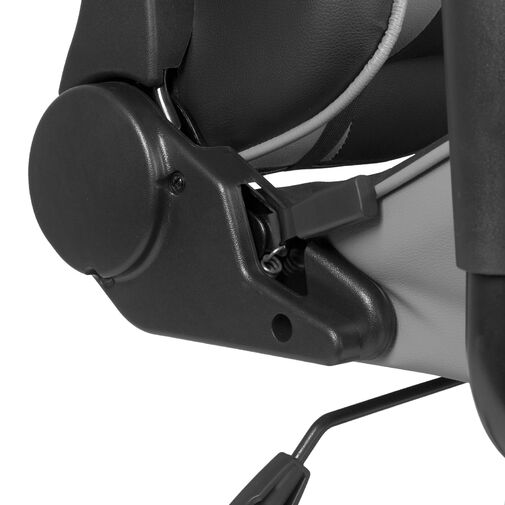 BMD1106GY • Gamer szék - derékpárnával, fejpárnával - szürke