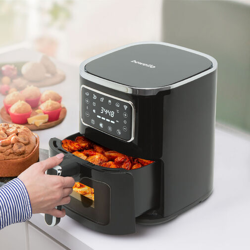 BW1002B • Olaj nélküli fritőz - 220-240 V - 1450W - 5 L - érintőgombos