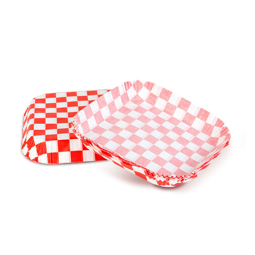 BW1030A • Air fryer sütőpapír - olaj nélküli sütőhöz - kockás, négyzet - 20 cm - 50 db / csomag