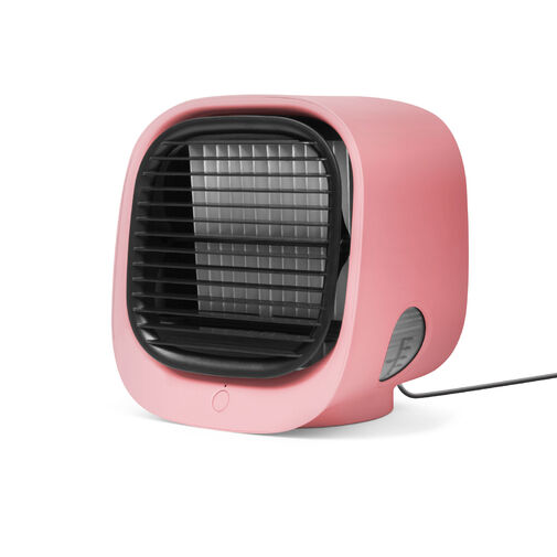 BW2009PK • Hordozható mini léghűtő ventilátor - USB - rózsaszín