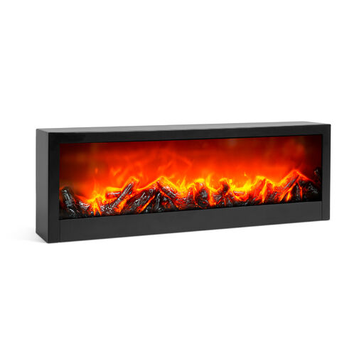 BW2015 • Kandalló LED-es lánghatással - elemes / USB-s - 60 x 10 x 20 cm