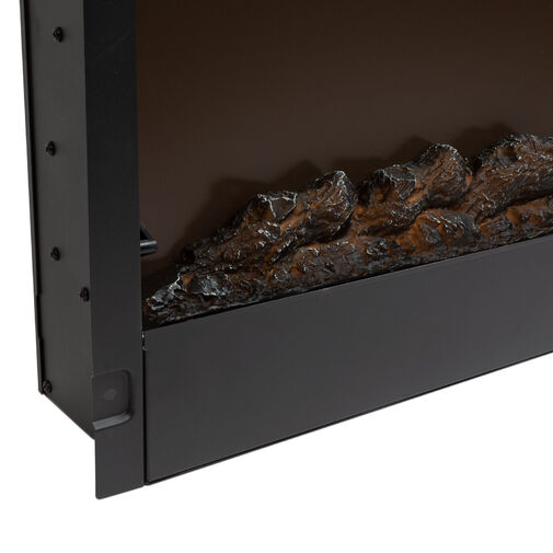 BW2024 • Elektromos beépíthető kandalló - hősugárzó + RGB LED - 91 x 15 x 48 cm