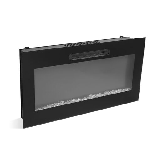 BW2024 • Elektromos beépíthető kandalló - hősugárzó + RGB LED - 91 x 15 x 48 cm
