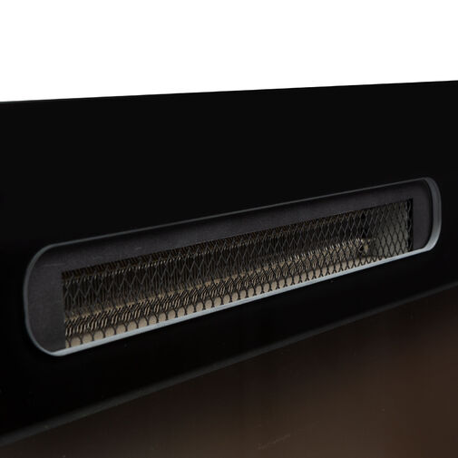 BW2024 • Elektromos beépíthető kandalló - hősugárzó + RGB LED - 91 x 15 x 48 cm