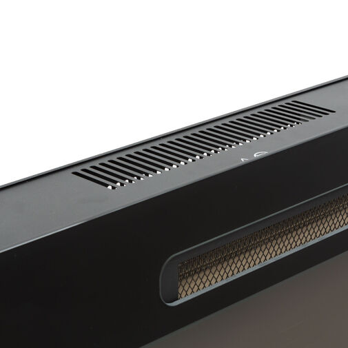 BW2024 • Elektromos beépíthető kandalló - hősugárzó + RGB LED - 91 x 15 x 48 cm