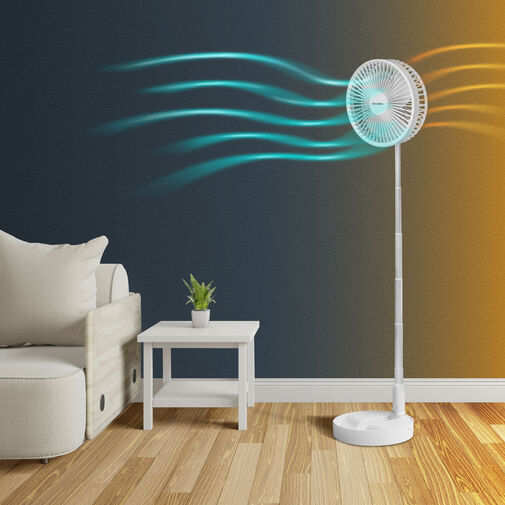 BW2052 • Összecsukható ventilátor - akkumulátoros, teleszkópos - 4800 mAh