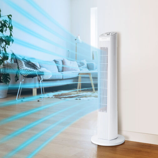 BW2053WH • Oszlopventilátor - 220-240V, 45 W - fehér
