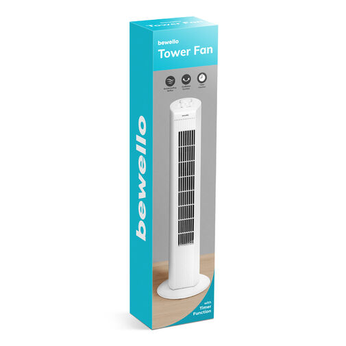 BW2053WH • Oszlopventilátor - 220-240V, 45 W - fehér