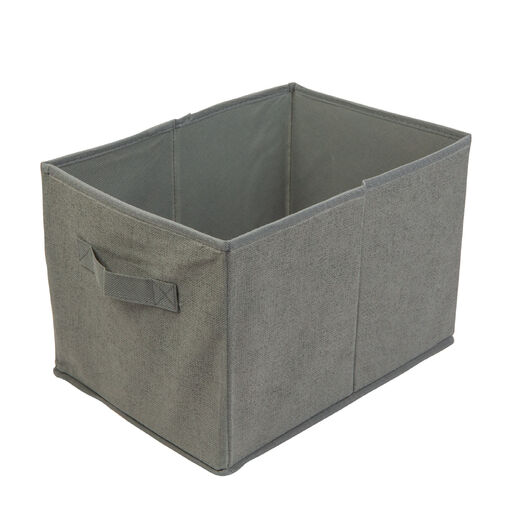 BW2076 • Szövet tárolódoboz - 32 x 22 x 22 cm - szürke
