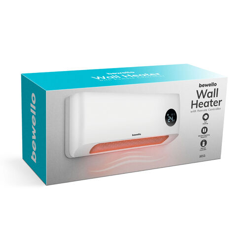 BW2100 • Fali hősugárzó - 1000/2000W - LED kijelző - 230V - fehér