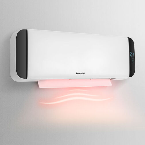 BW2101 • Fali hősugárzó - 1000/2000W - LED kijelző - 230V - fehér