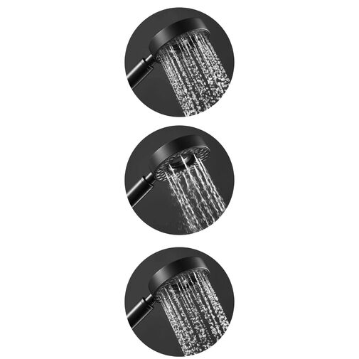 BW3013 • Ergonomikus zuhanyfej - 3 funkcióval - matt fekete