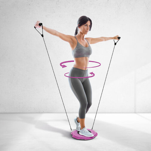 BW4005 • Twister fitnesz korong - gumi kötéllel - 29 cm