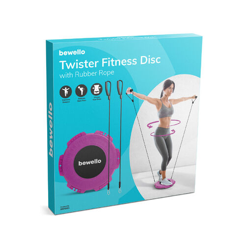 BW4005 • Twister fitnesz korong - gumi kötéllel - 29 cm