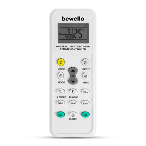 BW4008 • Univerzális légkondicionáló távirányító - 1000 az 1-ben - 2 x AAA - fehér